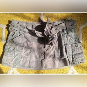 Hollister Y2K camouflage skirt